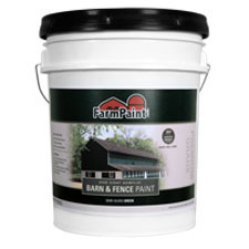 Green - Premium One Coat 100% Acrylic Barn & Fence Paint - 5 Gallon