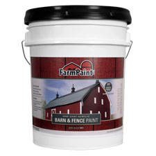 Red - Premium One Coat 100% Acrylic Barn & Fence Paint - 5 Gallon