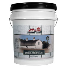 White - Premium One Coat 100% Acrylic Barn & Fence Paint - 5 Gallon
