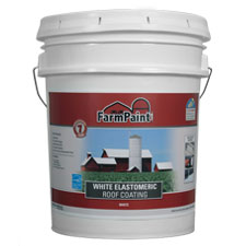 7-Year White Elastomeric Roof Coating - 5 Gallon
