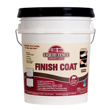 Liquid Fence Rubberized Coating - Finish Coat - White - 5 Gallon